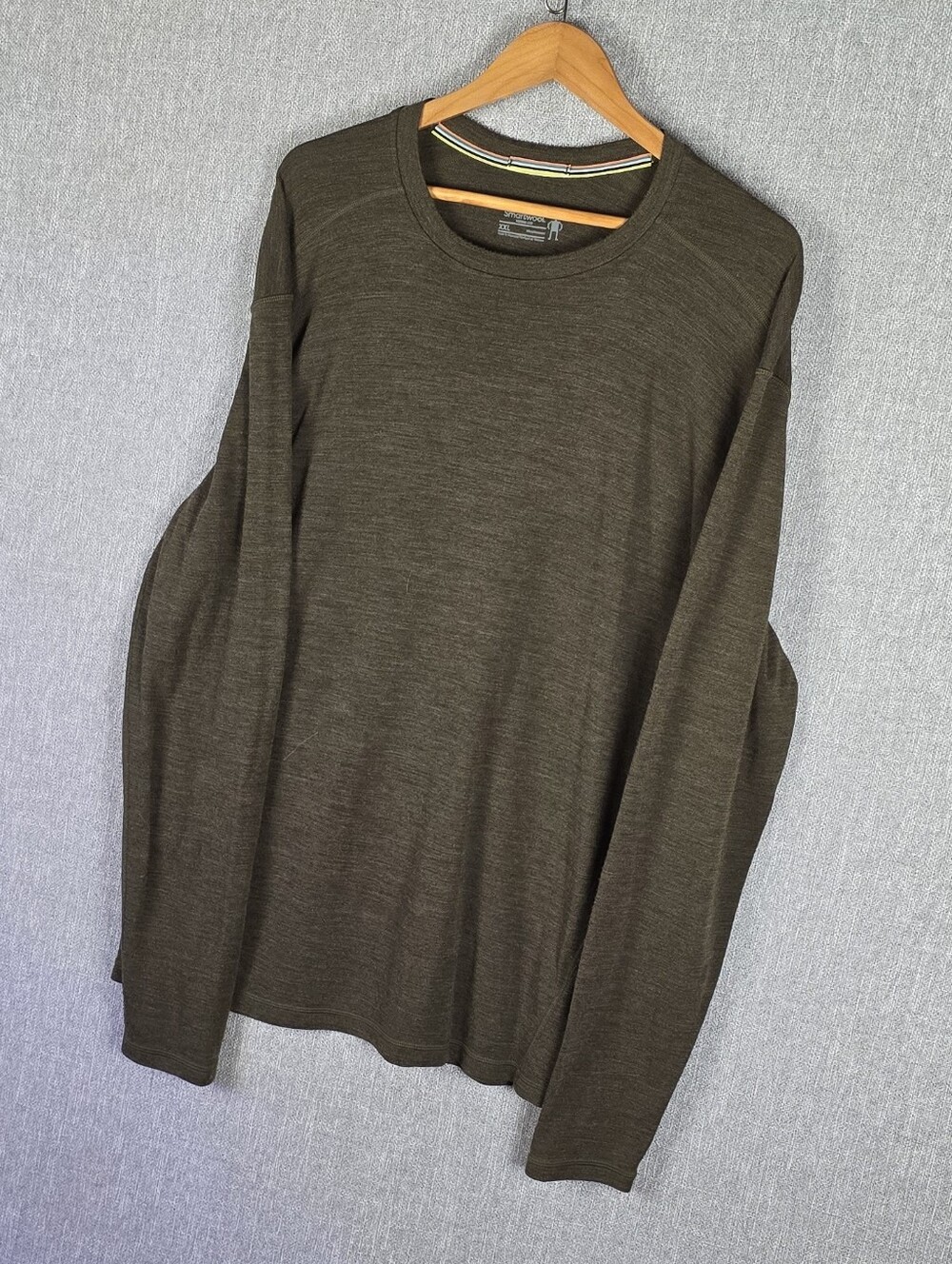 Smartwool Merino 250 Base Layer Long Sleeve Crew Neck Mens Sz XXL Olive